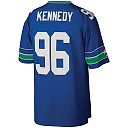 Zennovawear Men's Seattle Seahawks Cortez Kennedy Mitchell & Ness Royal Legacy Jersey