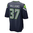 Zennovawear Men's Seattle Seahawks Damarion Williams College Navy Game Jersey