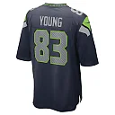 Zennovawear Men's Seattle Seahawks Dareke Young College Navy Game Player Jersey
