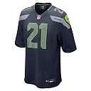 Zennovawear Men's Seattle Seahawks Devon Witherspoon College Navy Game Jersey