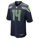 Zennovawear Men's Seattle Seahawks DK Metcalf College Navy Game Jersey