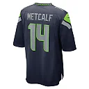 Zennovawear Men's Seattle Seahawks DK Metcalf College Navy Game Jersey