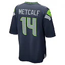 Zennovawear Men's Seattle Seahawks DK Metcalf College Navy Game Team Jersey