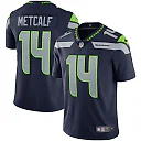 Zennovawear Men's Seattle Seahawks DK Metcalf College Navy Vapor Limited Jersey