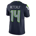 Zennovawear Men's Seattle Seahawks DK Metcalf Navy Vapor F.U.S.E. Limited Jersey