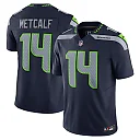 Zennovawear Men's Seattle Seahawks DK Metcalf Navy Vapor F.U.S.E. Limited Jersey