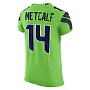 Zennovawear Men's Seattle Seahawks DK Metcalf Neon Green Alternate Vapor Elite Player Jersey