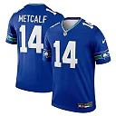 Zennovawear Men's Seattle Seahawks DK Metcalf Royal Alternate Legend Player Performance Top