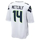 Zennovawear Men's Seattle Seahawks DK Metcalf White Game Jersey