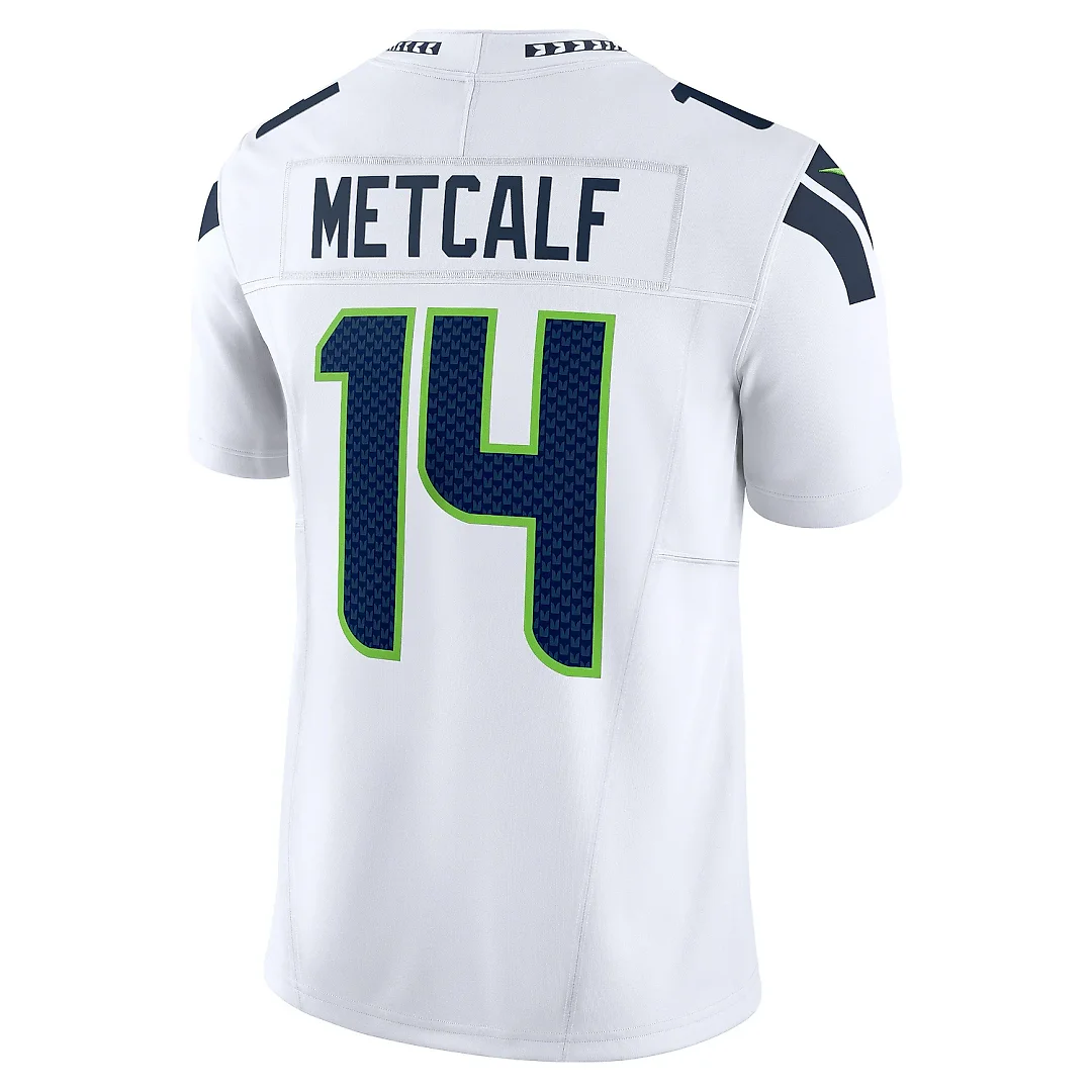 Zennovawear Men's Seattle Seahawks DK Metcalf White Vapor F.U.S.E. Limited Jersey