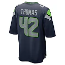 Zennovawear Men's Seattle Seahawks Drake Thomas College Navy Team Game Jersey