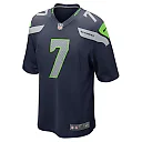 Zennovawear Men's Seattle Seahawks Geno Smith College Navy Game Jersey