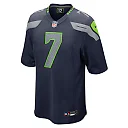 Zennovawear Men's Seattle Seahawks Geno Smith College Navy Team Game Jersey