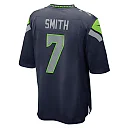 Zennovawear Men's Seattle Seahawks Geno Smith College Navy Team Game Jersey