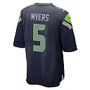 Zennovawear Men's Seattle Seahawks Jason Myers College Navy Game Jersey