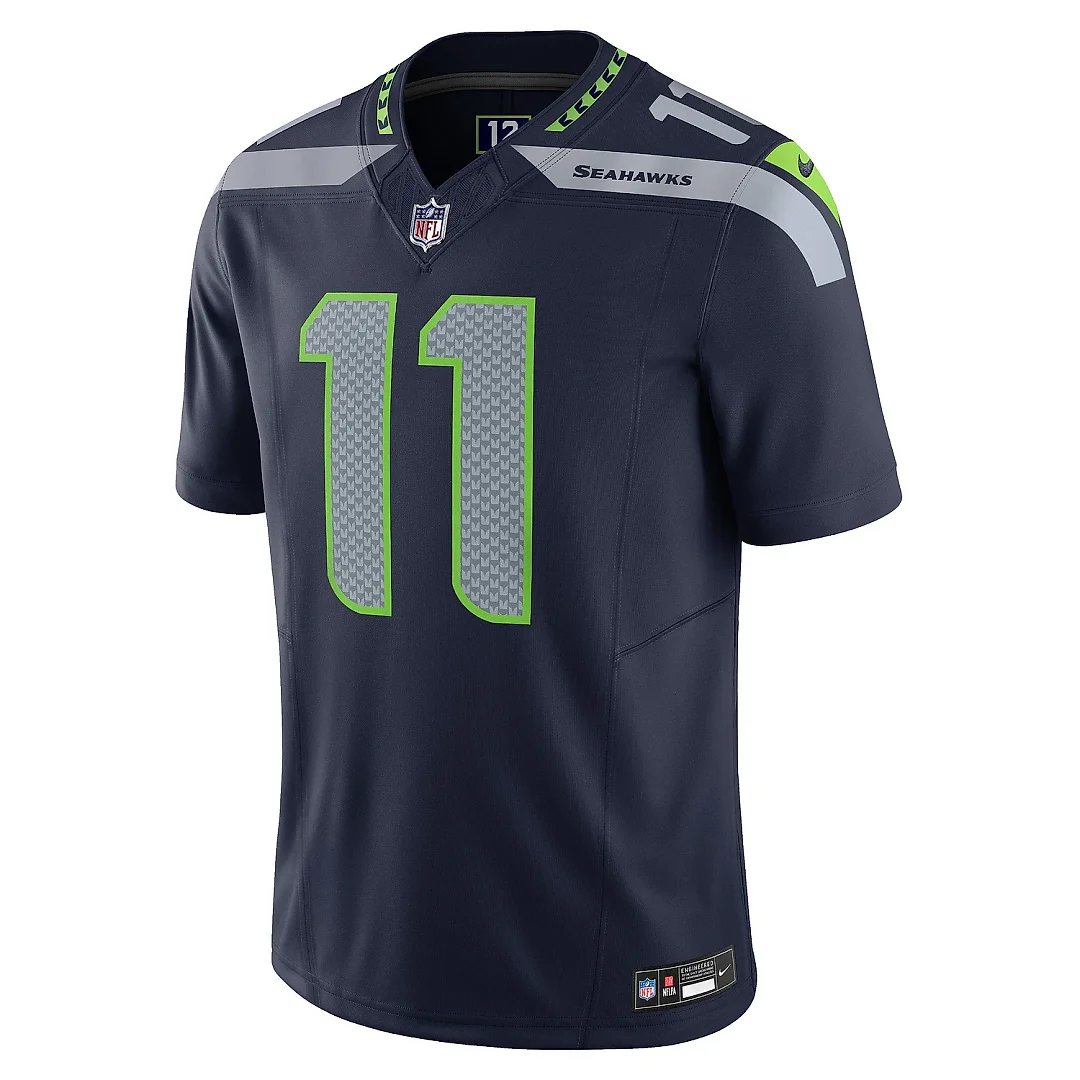 Zennovawear Men's Seattle Seahawks Jaxon Smith-Njigba Navy Vapor F.U.S.E. Limited Jersey