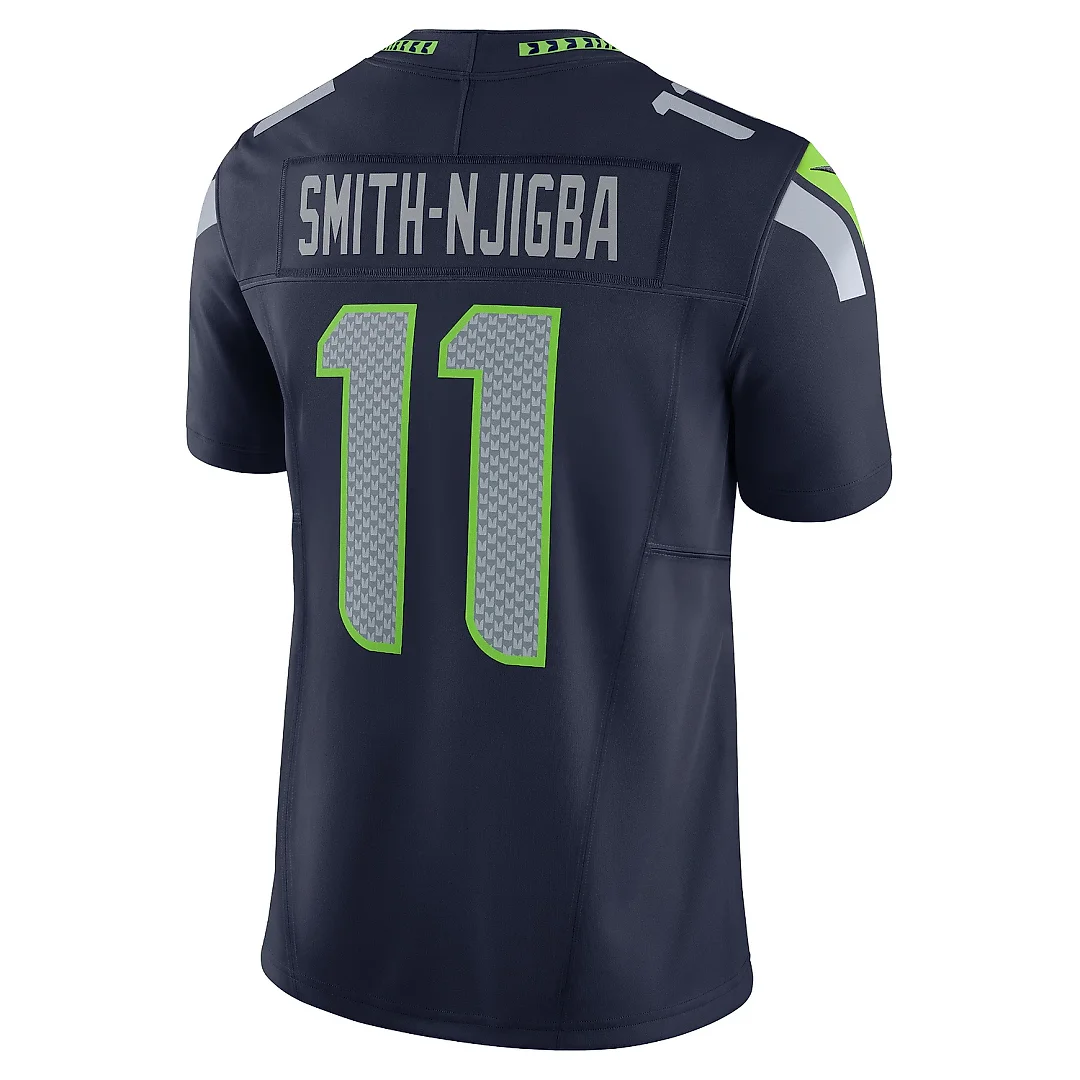 Zennovawear Men's Seattle Seahawks Jaxon Smith-Njigba Navy Vapor F.U.S.E. Limited Jersey