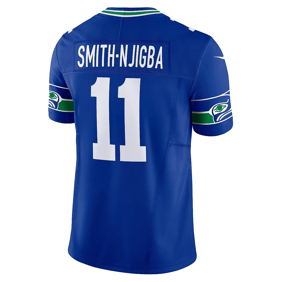 Zennovawear Men's Seattle Seahawks Jaxon Smith-Njigba Royal Alternate Vapor F.U.S.E. Limited Jersey