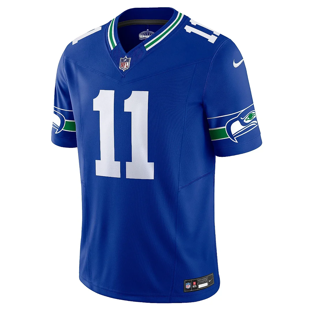 Zennovawear Men's Seattle Seahawks Jaxon Smith-Njigba Royal Alternate Vapor F.U.S.E. Limited Jersey
