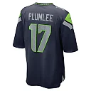 Zennovawear Men's Seattle Seahawks John Rhys Plumlee College Navy Team Game Jersey
