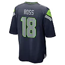 Zennovawear Men's Seattle Seahawks Josh Ross Navy Game Jersey