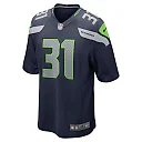 Zennovawear Men's Seattle Seahawks Kam Chancellor College Navy Retired Player Game Jersey