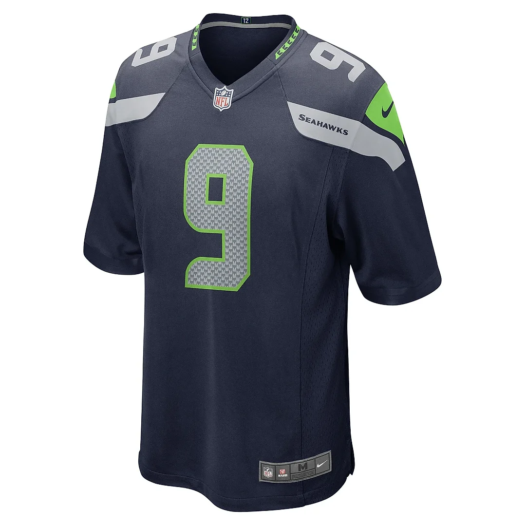 Zennovawear Men's Seattle Seahawks Kenneth Walker III Navy Player Game Jersey