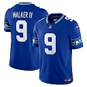 Zennovawear Men's Seattle Seahawks Kenneth Walker III Royal Vapor F.U.S.E. Limited Jersey