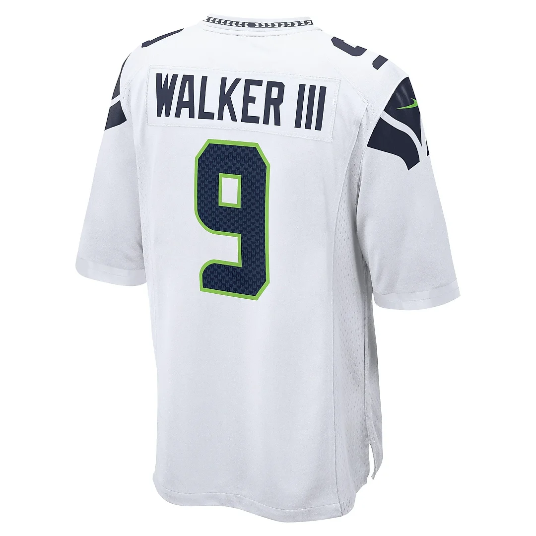 Zennovawear Men's Seattle Seahawks Kenneth Walker III White Away Game Player Jersey