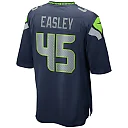 Zennovawear Men's Seattle Seahawks Kenny Easley College Navy Game Retired Player Jersey