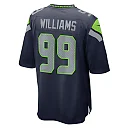 Zennovawear Men's Seattle Seahawks Leonard Williams College Navy Game Jersey