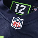 Zennovawear Men's Seattle Seahawks Marcus Simms College Navy Game Jersey