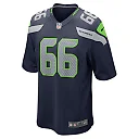 Zennovawear Men's Seattle Seahawks McClendon Curtis College Navy Team Game Jersey