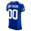 Zennovawear Men's Seattle Seahawks Men's Royal Alternate Vapor F.U.S.E. Elite Custom Jersey