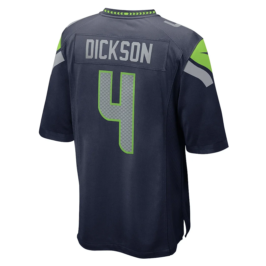 Zennovawear Men's Seattle Seahawks Michael Dickson College Navy Game Jersey
