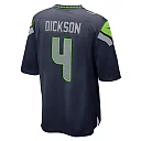Zennovawear Men's Seattle Seahawks Michael Dickson College Navy Game Jersey