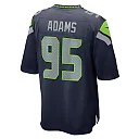 Zennovawear Men's Seattle Seahawks Myles Adams College Navy Game Jersey