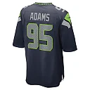Zennovawear Men's Seattle Seahawks Myles Adams College Navy Game Player Jersey