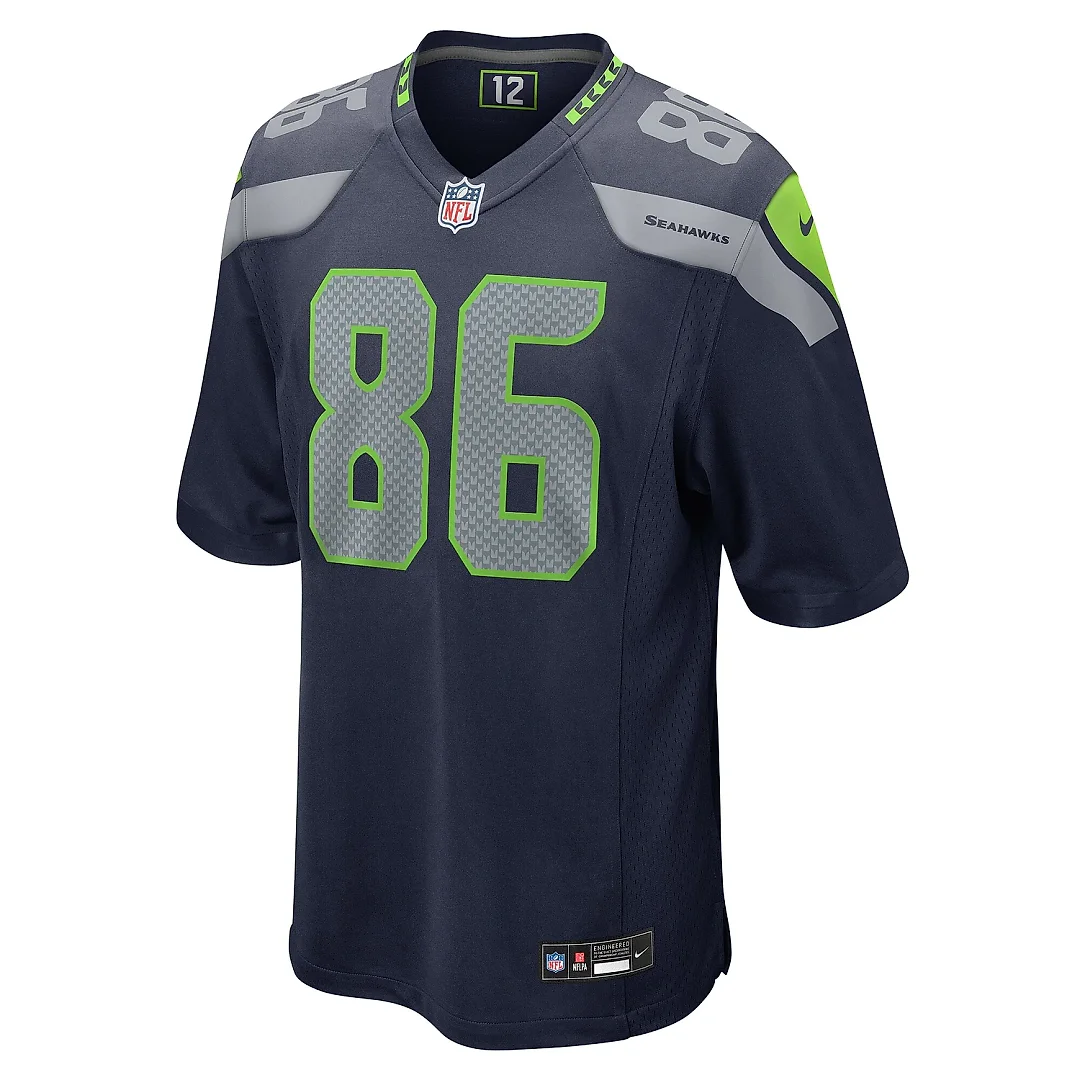 Zennovawear Men's Seattle Seahawks Pharaoh Brown College Navy Game Jersey