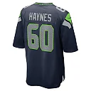 Zennovawear Men's Seattle Seahawks Phil Haynes College Navy Game Jersey