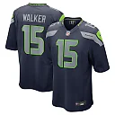 Zennovawear Men's Seattle Seahawks P.J. Walker College Navy Game Jersey