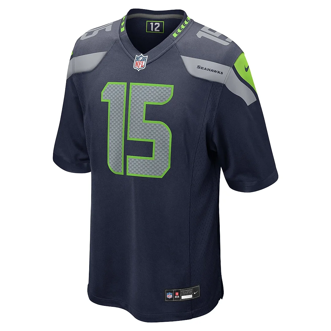 Zennovawear Men's Seattle Seahawks P.J. Walker College Navy Game Jersey