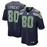 Zennovawear Men's Seattle Seahawks Steve Largent College Navy Retired Player Game Jersey