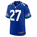 Zennovawear Men's Seattle Seahawks Tariq Woolen Royal Throwback Player Game Jersey