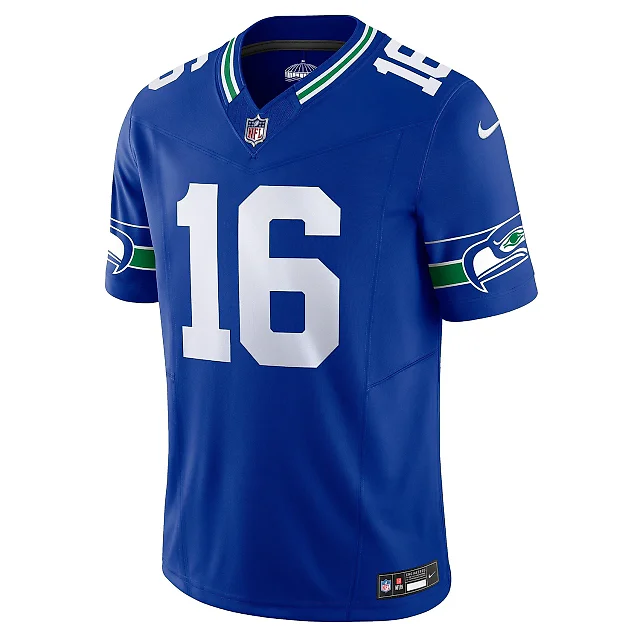 Zennovawear Men's Seattle Seahawks Tyler Lockett Royal Vapor F.U.S.E. Limited Jersey