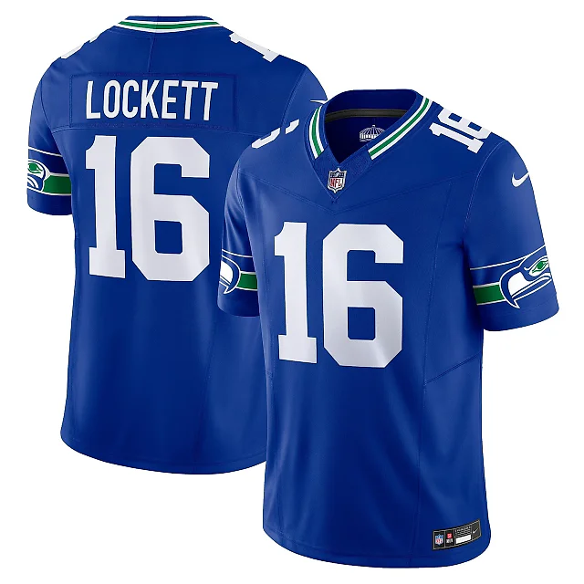 Zennovawear Men's Seattle Seahawks Tyler Lockett Royal Vapor F.U.S.E. Limited Jersey