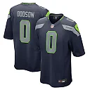 Zennovawear Men's Seattle Seahawks Tyrel Dodson College Navy Game Jersey