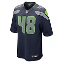 Zennovawear Men's Seattle Seahawks Tyrice Knight College Navy Game Jersey