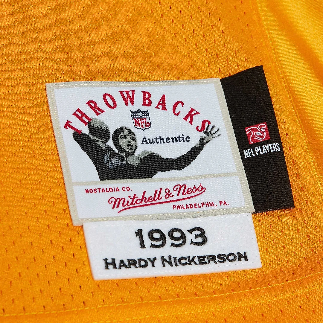 Zennovawear Men's Tampa Bay Buccaneers 1993 Hardy Nickerson Mitchell & Ness Orange Throwback Retired Player Jersey