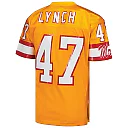 Zennovawear Men's Tampa Bay Buccaneers 1993 John Lynch Mitchell & Ness Orange Throwback Retired Player Jersey